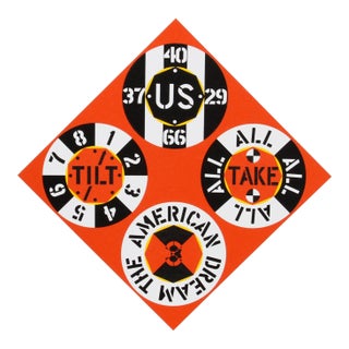 Red Diamond from the American Dream Portfolio, Robert Indiana Screenprint (Unsigned) For Sale