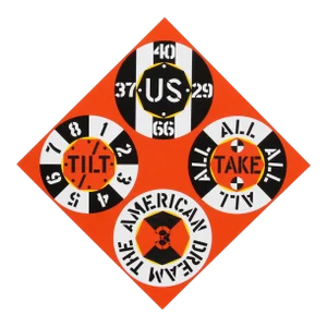 Red Diamond from the American Dream Portfolio, Robert Indiana Screenprint (Unsigned)