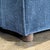 Textile Room and Board York Navy Blue Loveseat - Modern and Comfortable For Sale - Image 7 of 9
