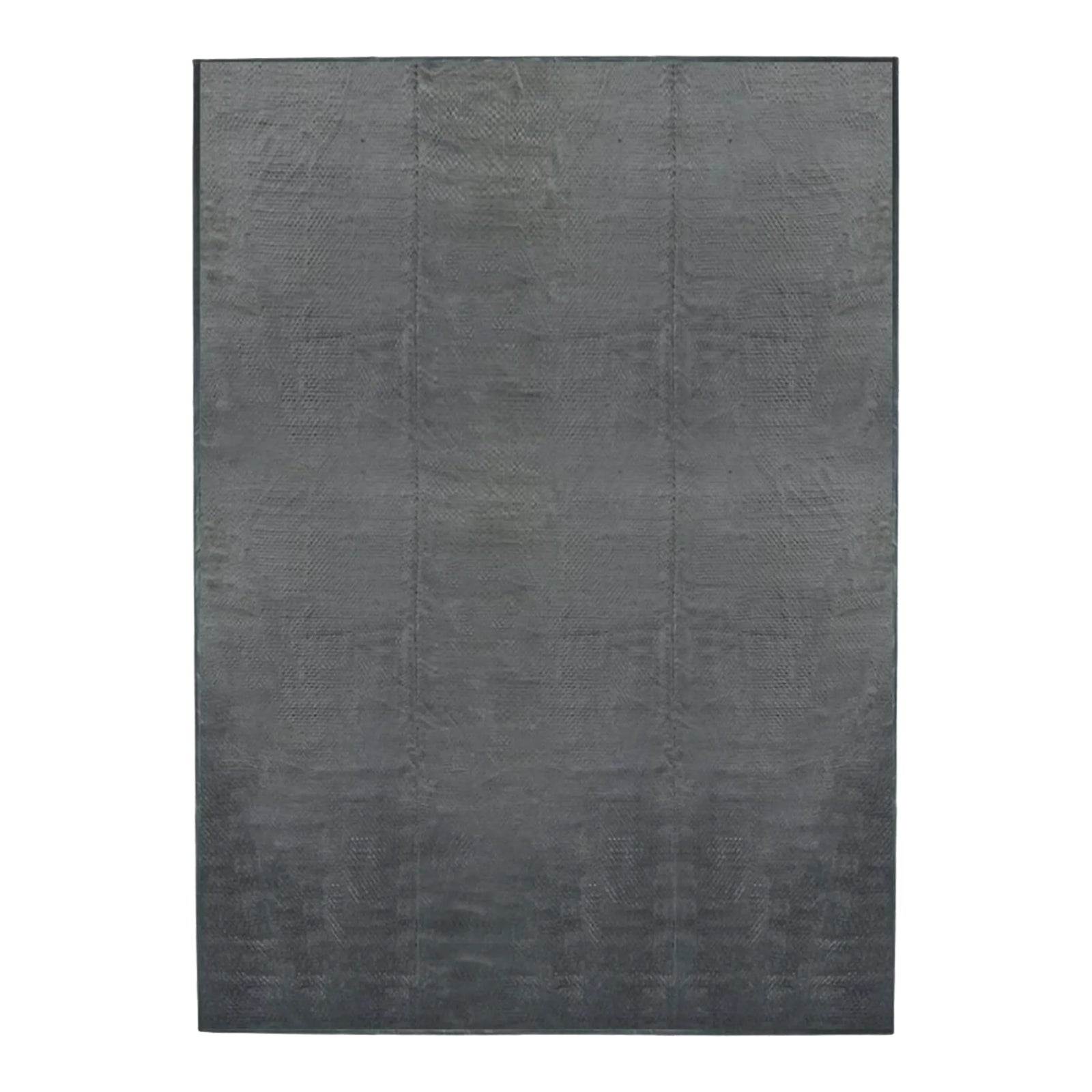 Palace Size Modern Woven Leather Strap Area Rug Carpet | Chairish