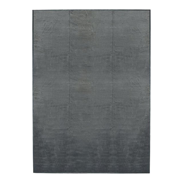 Palace Size Modern Woven Leather Strap Area Rug Carpet For Sale