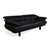 Paolo Piva Alanda Leather Two-Seater Black Sofa Manual Function by Paolo Piva for B&B Italia C&B Italia For Sale - Image 4 of 15