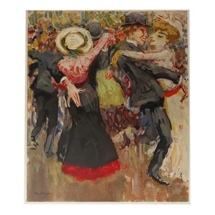 After Kees Van Dongen, Dance at the Moulin De La Galette, Lithograph For Sale