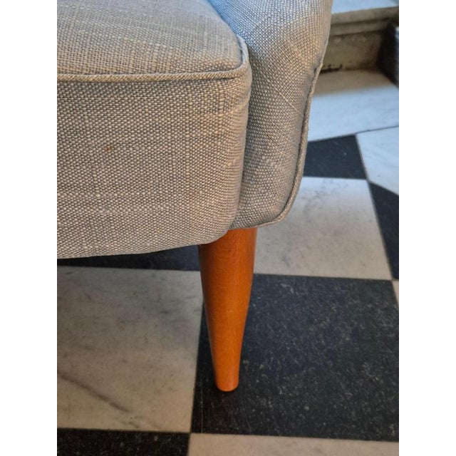 Blue Scandinavian Modern Lilla Eva Armchair by Kerstin Hörlin-Holmquist for Nordiska Kompaniet For Sale - Image 8 of 15