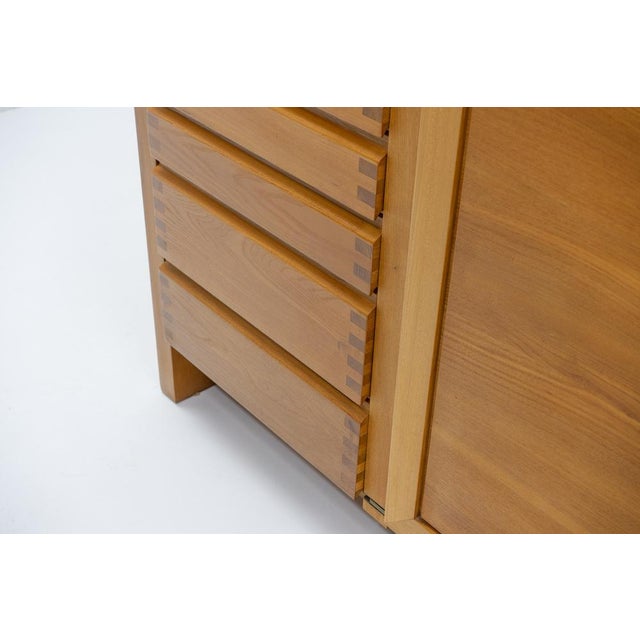 Vintage Elmwood Sideboard R13A by Pierre Chapo, 1980s For Sale - Image 16 of 17