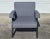 Pierre Jeanneret Klarel Chandigarh Grey & Black Upholstered Lounge Chair For Sale - Image 4 of 10