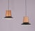 Hanging Lamps in Wicker, Black Metal, and Glass, 1950s, Set of 2 For Sale - Image 6 of 8