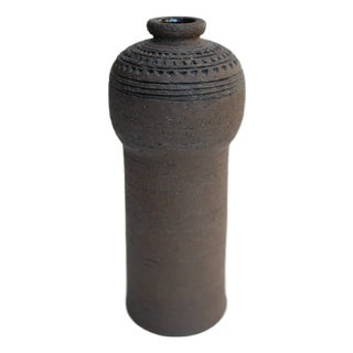 Brutalist Art Ceramic Vase by Inger Persson for Rörstrand For Sale