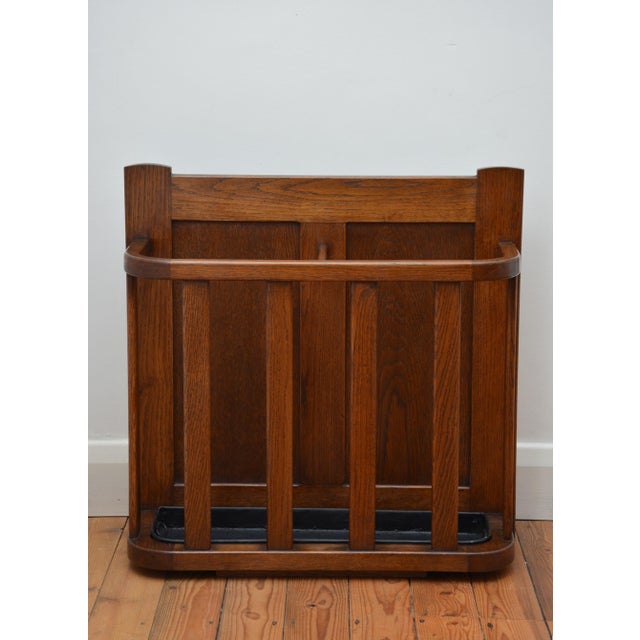Country House Umbrella Stand in Oak, 1900 For Sale - Image 3 of 15
