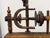 Brown Upright Wooden Spinning Wheel, Antique For Sale - Image 8 of 12