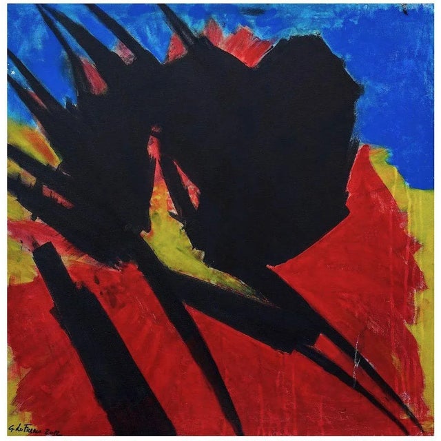Untitled - Abstract Expression is an original artwork realized by Giorgio Lo Fermo in 2004. Oil on canvas; hand signed and...