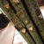Wood 1940s Painted Floral Green Folding Screen For Sale - Image 7 of 18