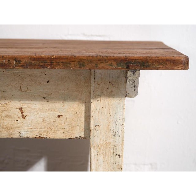 White Low Side Table, 1920s For Sale - Image 9 of 16