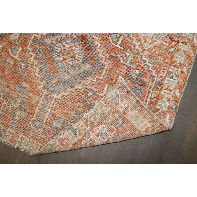 Persian Shiraz Small Square Rug no. j4596 For Sale In New York - Image 6 of 6