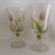 Classical Roman Princess House Cottage Tulip Carafe, 2 Goblets, and Votive Holder - Romania For Sale - Image 3 of 5