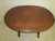 English Vintage Colonial Style Wood Accent Table Dark Tone For Sale - Image 3 of 10