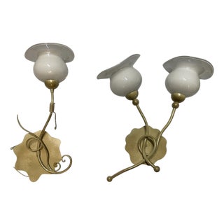 Murano Glass Zonca Sconces, 1980s, Set of 2 For Sale