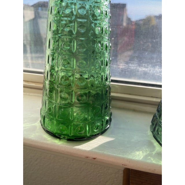 1960s Empoli “Aztec” Italian Mid Century Art Glass - For Sale - Image 10 of 12