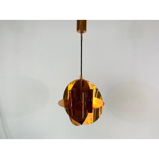 Copper Copper Pendant Lamp by Cosack, 1970s For Sale - Image 8 of 12