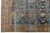 Blue Antique Mahal Rug With Distressed Indigo Blue and Terracotta Field For Sale - Image 8 of 11