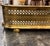 Antique English Reticulated Brass Fireplace Fender For Sale In Houston - Image 6 of 11