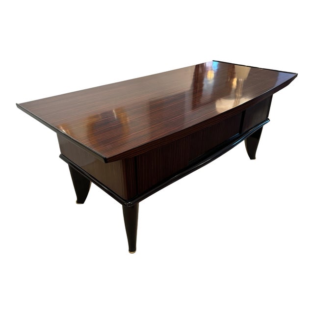 Early 20th Century Sanyas et Popot Art Deco Desk For Sale - Image 9 of 9