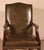 English Dark Green Leather Armchair For Sale - Image 9 of 10