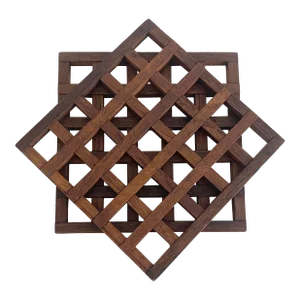 Danish Modern Teak Trivets - Set of 2