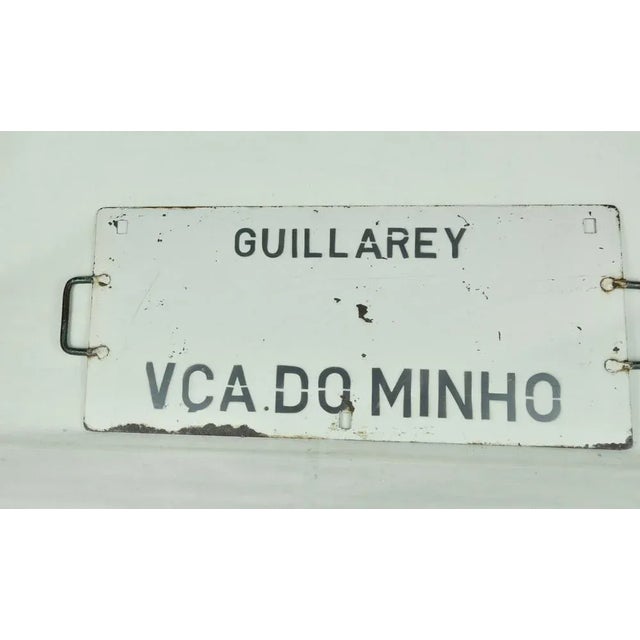 Train Directional Sign in Iron For Sale - Image 6 of 8