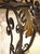19th Century French Wrought Iron and Tole Console Table With Brocatelle Marble Top For Sale - Image 12 of 18