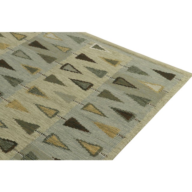 Not Yet Made - Made To Order Swedish Geometric Rug by Celerie Kemble for Chairish, 7'x9' For Sale - Image 5 of 8