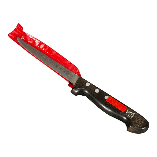 Late 20th Century Old Stock Stainless Steel Gustav Emil Ern Boning Knife Solingen, Germany For Sale