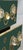 Wood Bedside Tables with Hand-Embossed Brass and Murano Glass from Justfurnituress SRL, Set of 2 For Sale - Image 7 of 11