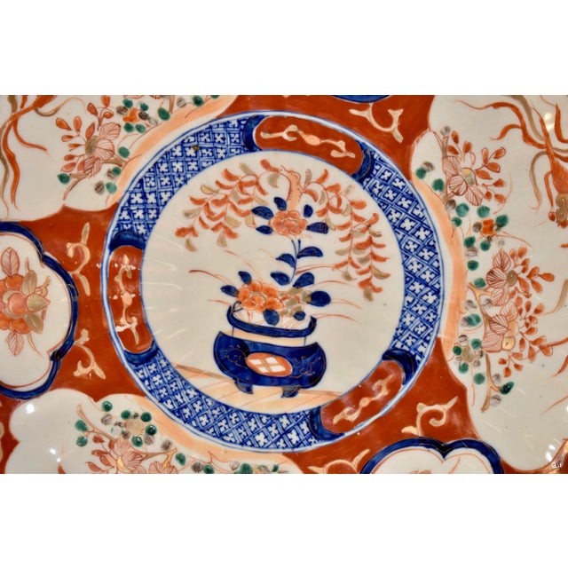 Ceramic Imari Charger, Circa 1900 For Sale - Image 7 of 8