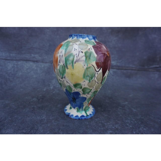 Colorful Oaxacan Dripware Vase, Circa 1930s For Sale - Image 9 of 9