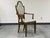 -DINING ARMCHAIR CARVED WOOD ~ SET OF 4 -MANUFACTURE: ROMWEBER -IN THE STYLE OF: NEOCLASSICAL REVIVAL -DATE OF...