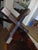 Antique Arts & Crafts Mission Style Quartersawn Oak Coat Rack Hall Tree For Sale - Image 9 of 14