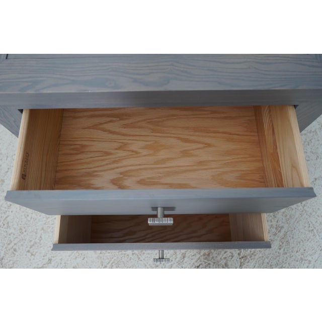 2010s Pair of Stickley Modern Ashwood Nightstands For Sale - Image 5 of 12