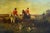Large Vintage Oil Painting English Fox Hunt Horses Hounds Hunting Scene Signed For Sale In Jacksonville, FL - Image 6 of 12