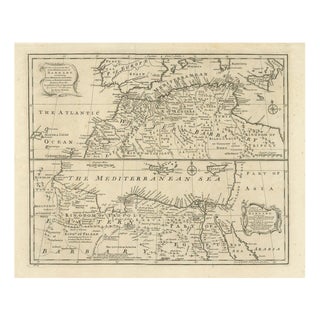 Mediterranean and Barbary Coast by Bowen, 1747 For Sale