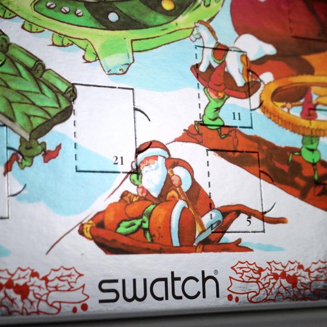 Christmas Greetings Special Edition Advent Calendar from Swatch For Sale - Image 3 of 17