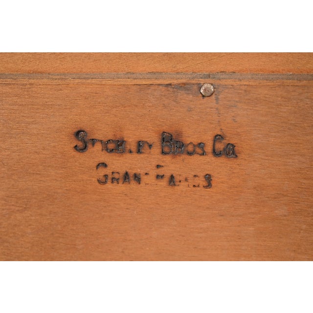 Stickley Brothers Antique Mission Oak Arts & Crafts Sideboard or Bar Cabinet, Circa 1900 For Sale - Image 11 of 12