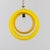 Yellow Eclisse Hanging Lamp by Nason for Mazzega For Sale - Image 7 of 9