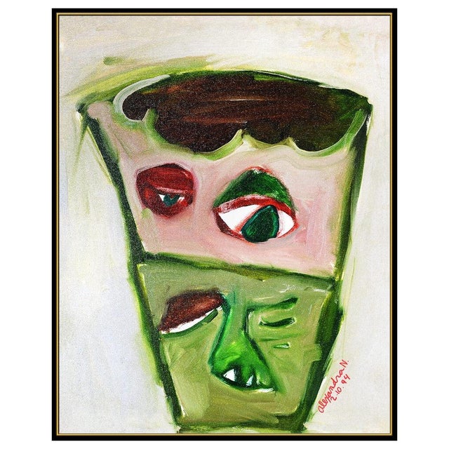 Cubism 1990s Double Personality, Alexandra Nechita For Sale - Image 3 of 5