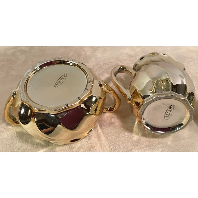 Mid Century Japanese Gold Tea Set 3 Pieces Chairish