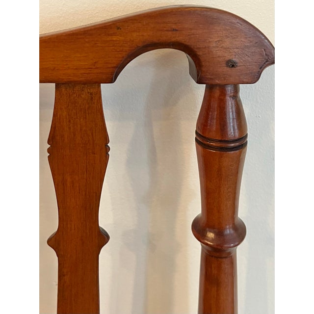 Mid 18th Century Antique William & Mary Bannister Back Side Chair For Sale - Image 5 of 10