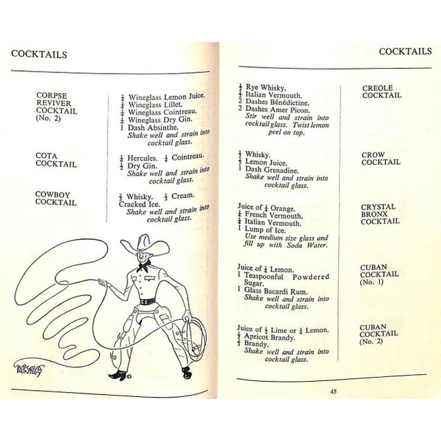 Paper "The Savoy Cocktail Book" 1959 Craddock, Harry For Sale - Image 7 of 12