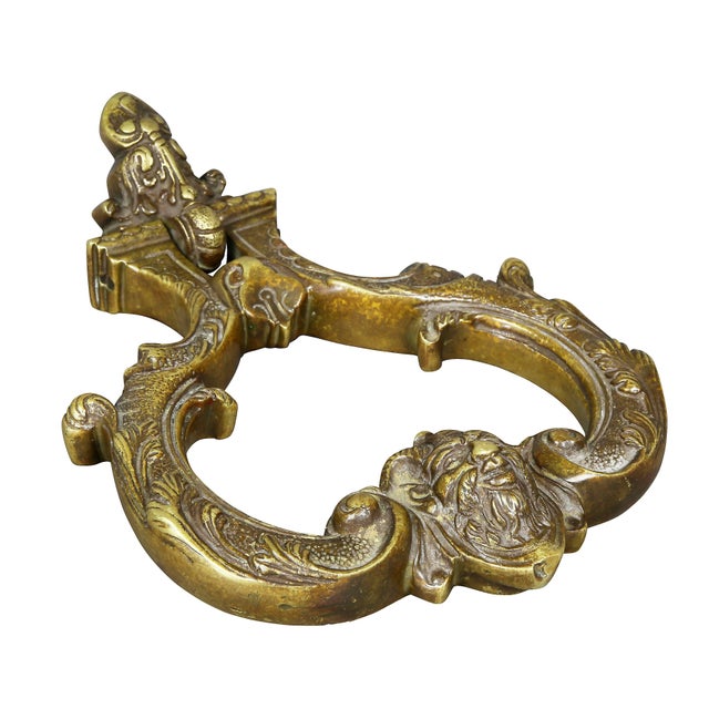 Italian Bronze Door Knocker For Sale - Image 4 of 6