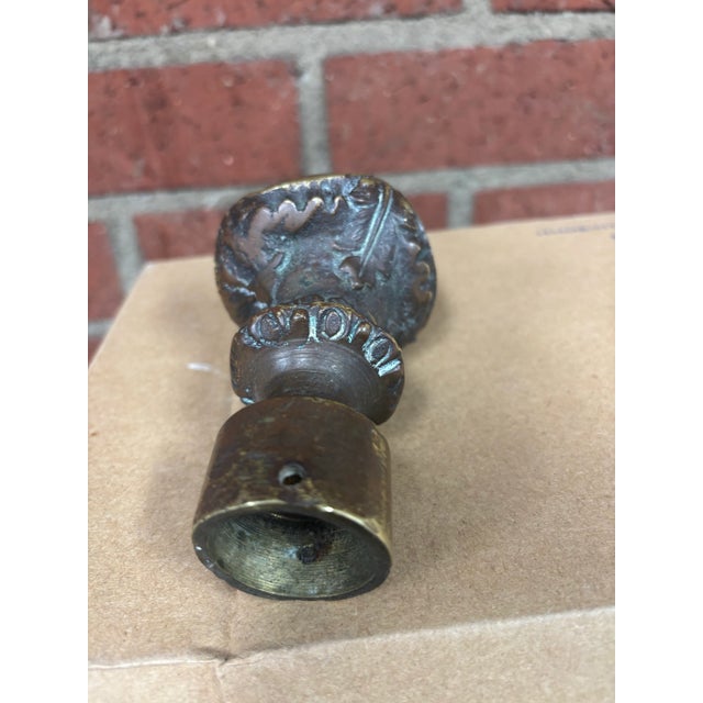 Vintage Solid Brass Finial For Sale - Image 9 of 11