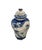 Late 20th Century Ginger Jar Large Heavy Blue and White Porcelain 3d Relief Dragon Vintage Asian Decor For Sale - Image 4 of 6